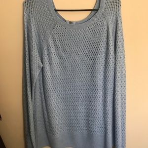 Baby blue sweater size XXL