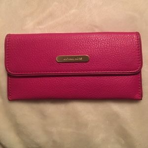 Michael Kors Bright Pink Wallet