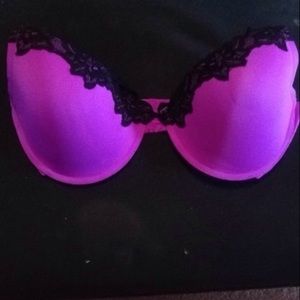 Sexy purple padded bra