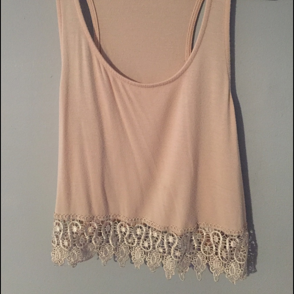 Tan crop top