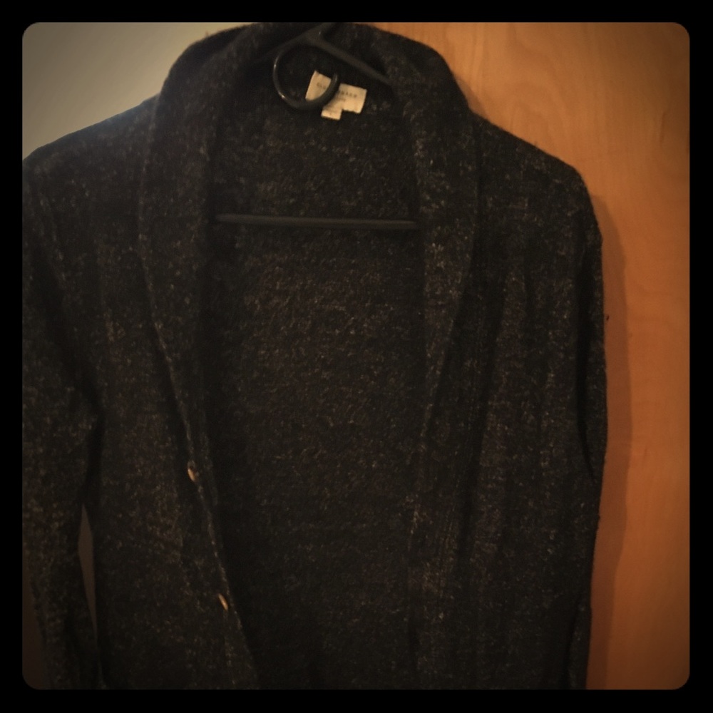 Dark charcoal wool sweater