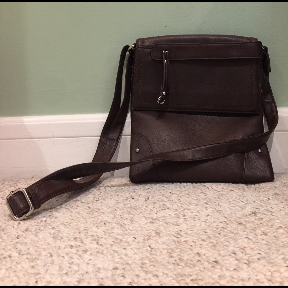 Charming Charlie Vegan Leather Cross Body Bag