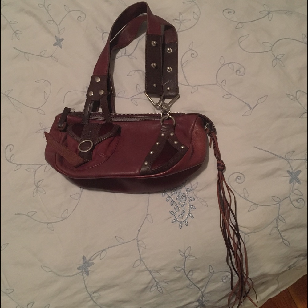 Burgundy Diesel shoulder bag