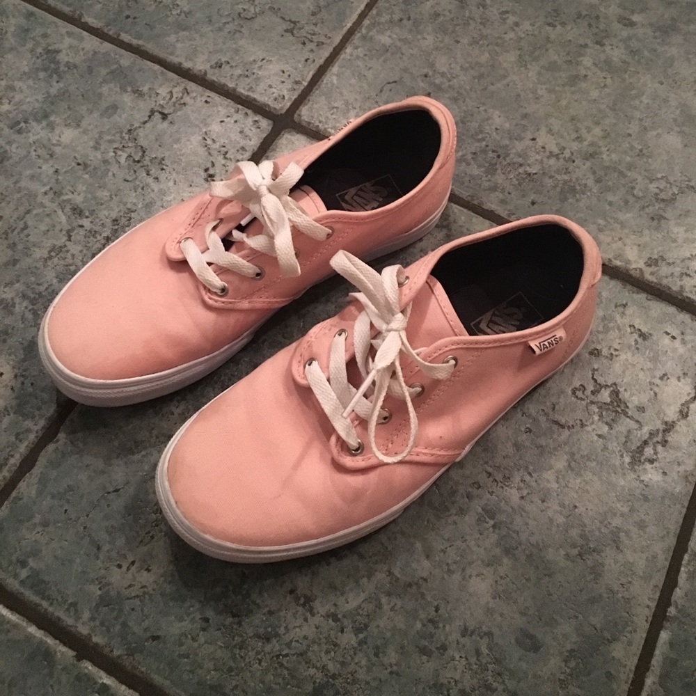 Coral vans. Like new!