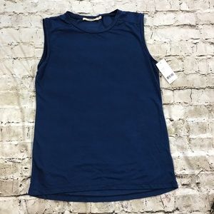 J Brand Sleeveless Tank Top Navy Blue Sz XS