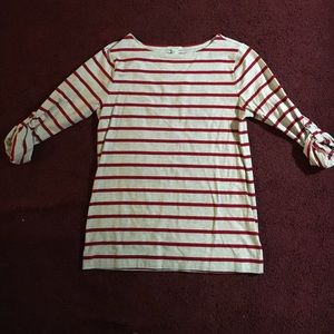 Stripped 3/4 sleeve shirt
