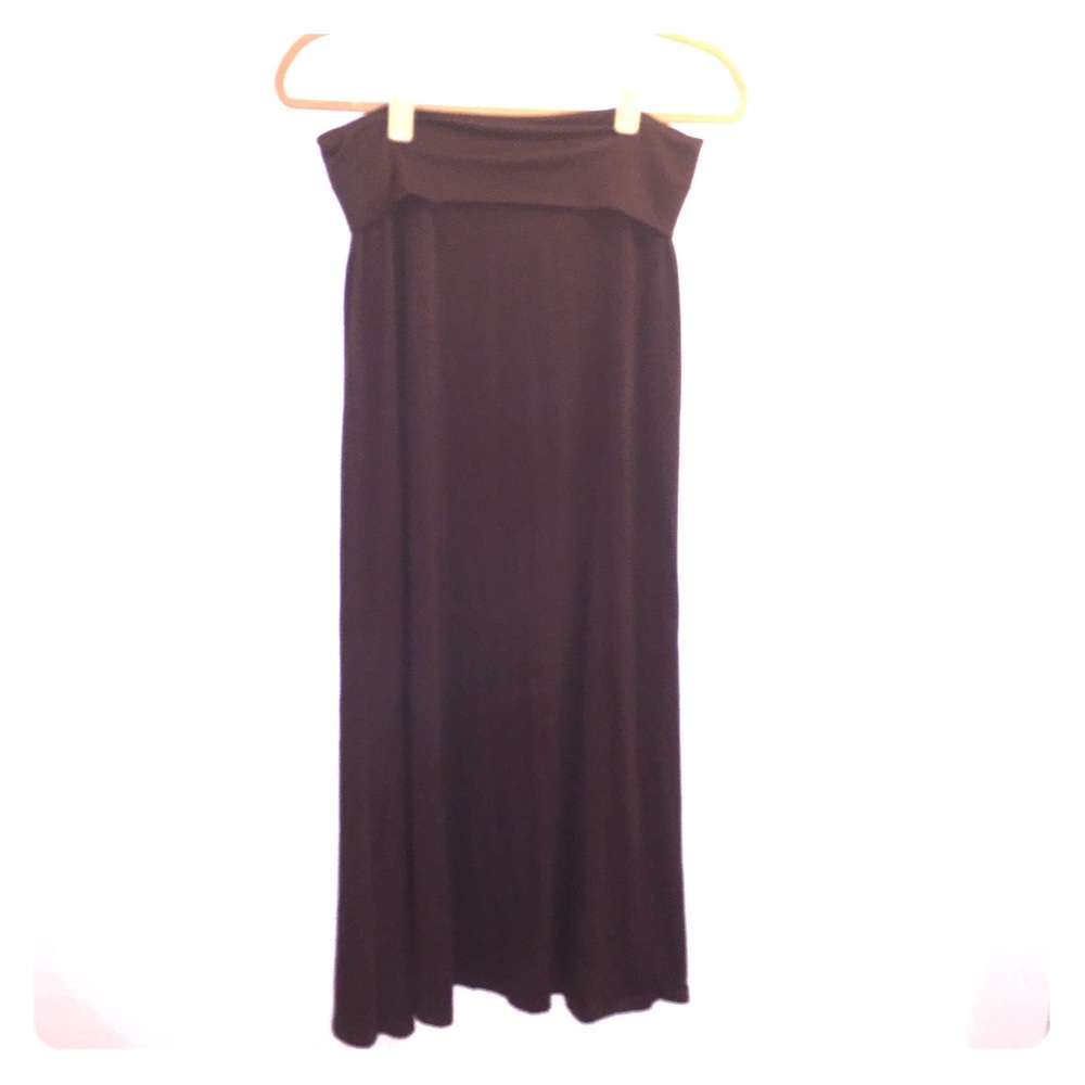 Brown Maxi Skirt