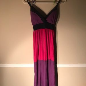 Purple pink dress