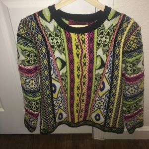 SALE! Multicolored sweater/jumper/sweatshirt S/M