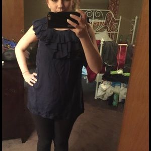 Navy Ann Taylor dress tank top