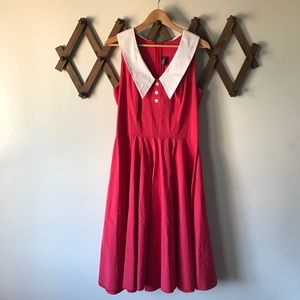 ModCloth red nautical dress