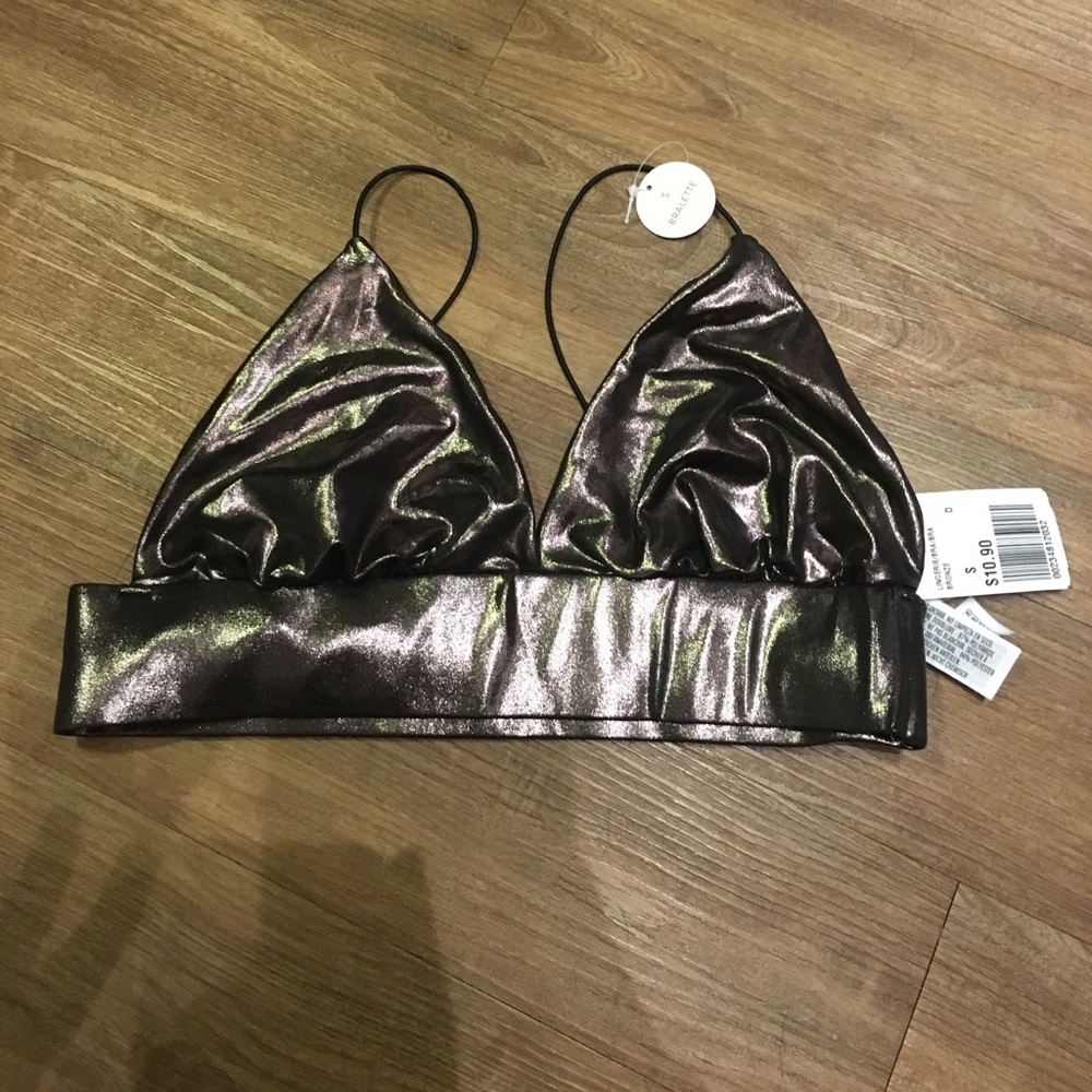 Bronze bralette NWT