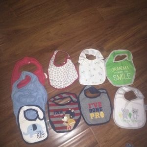 10 boys bibs excellent condition.