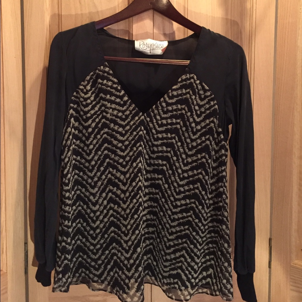Designed Long Sleeve Blouse
