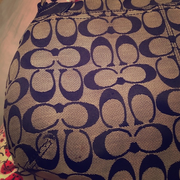 Black and Gray Authentic Coach Bag - Picture 8 of 8
