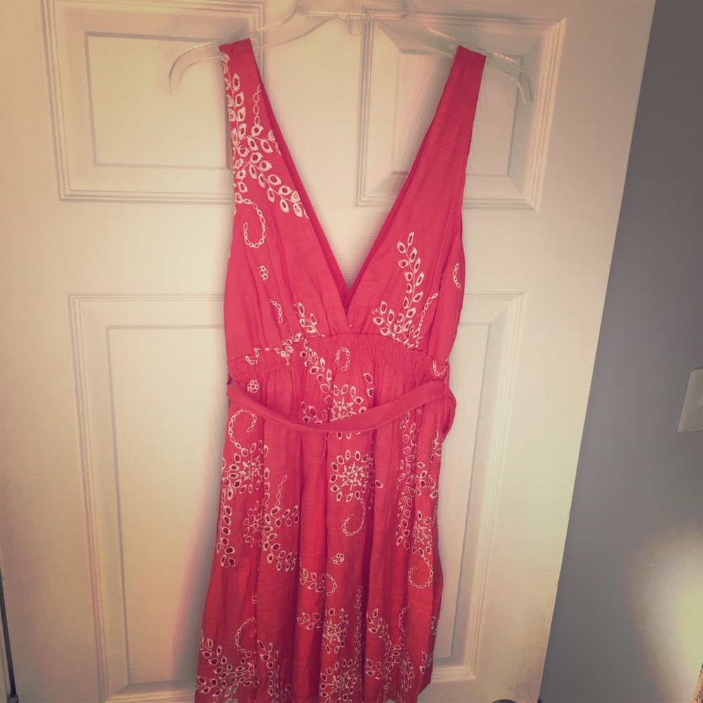 Forever21 plunging neck and back dress