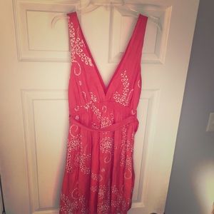 Forever21 plunging neck and back dress