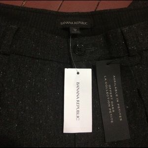 Banana Republic Size 12 Pants Wool Blend NWT Gray