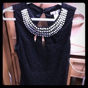 Black cocktail dress