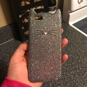 Kate Spade IPhone 6s Glitter Cat Case