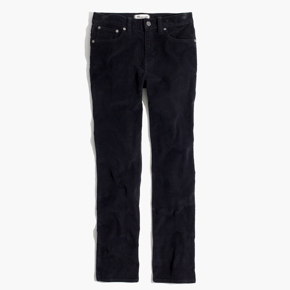 Madewell Pants - Madewell Black Skinny Low Cords Size 25