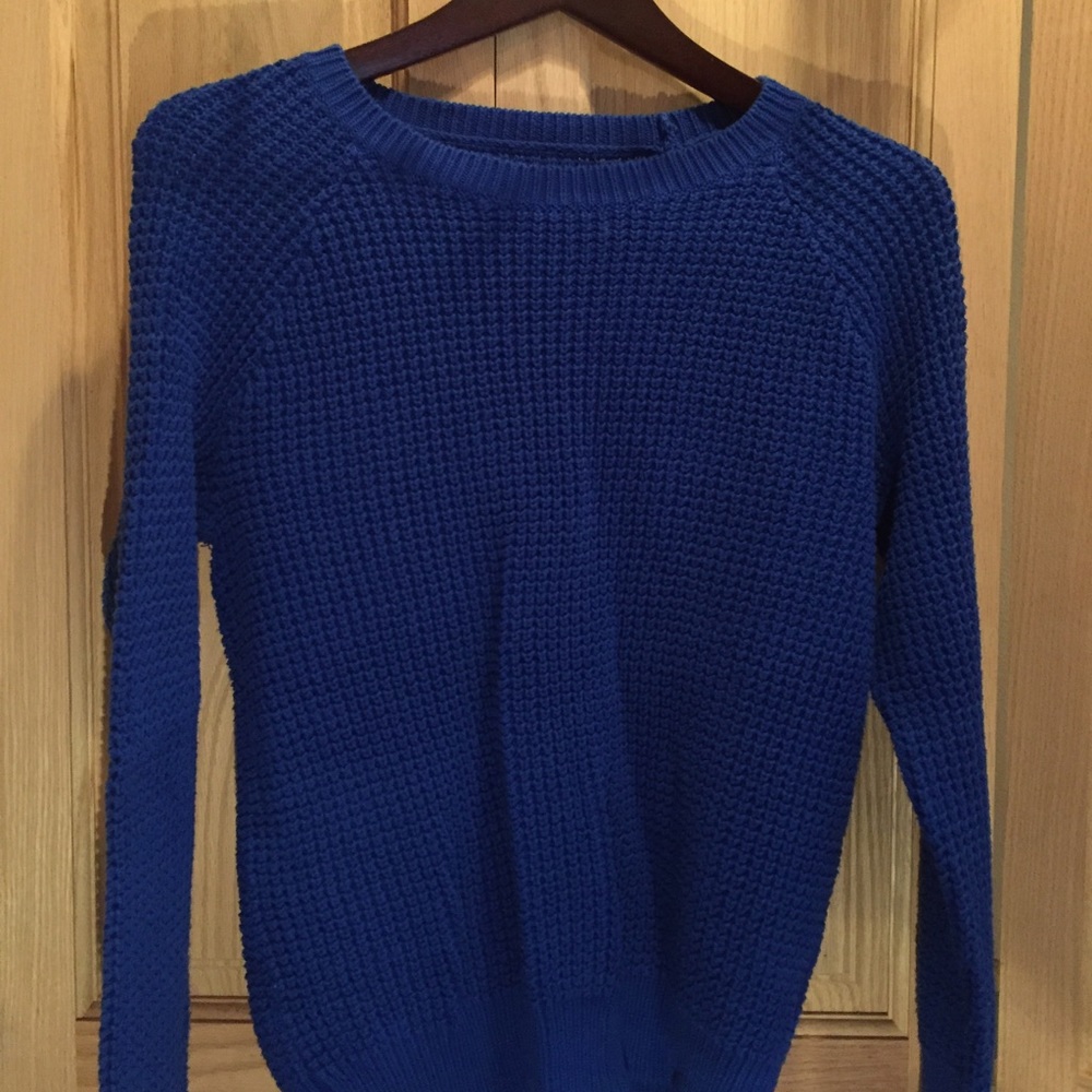 Royal Blue Knit Sweater