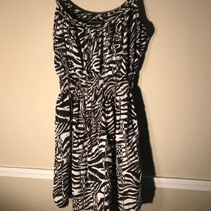 Zebra print dress