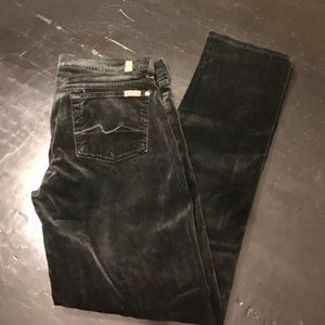 Black velvet 7 for All Mankind Pant