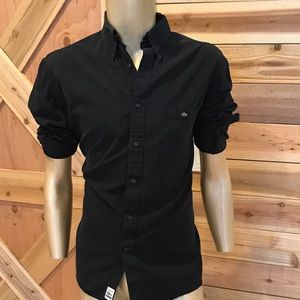 Men's Dark Blue Lacoste Button Down