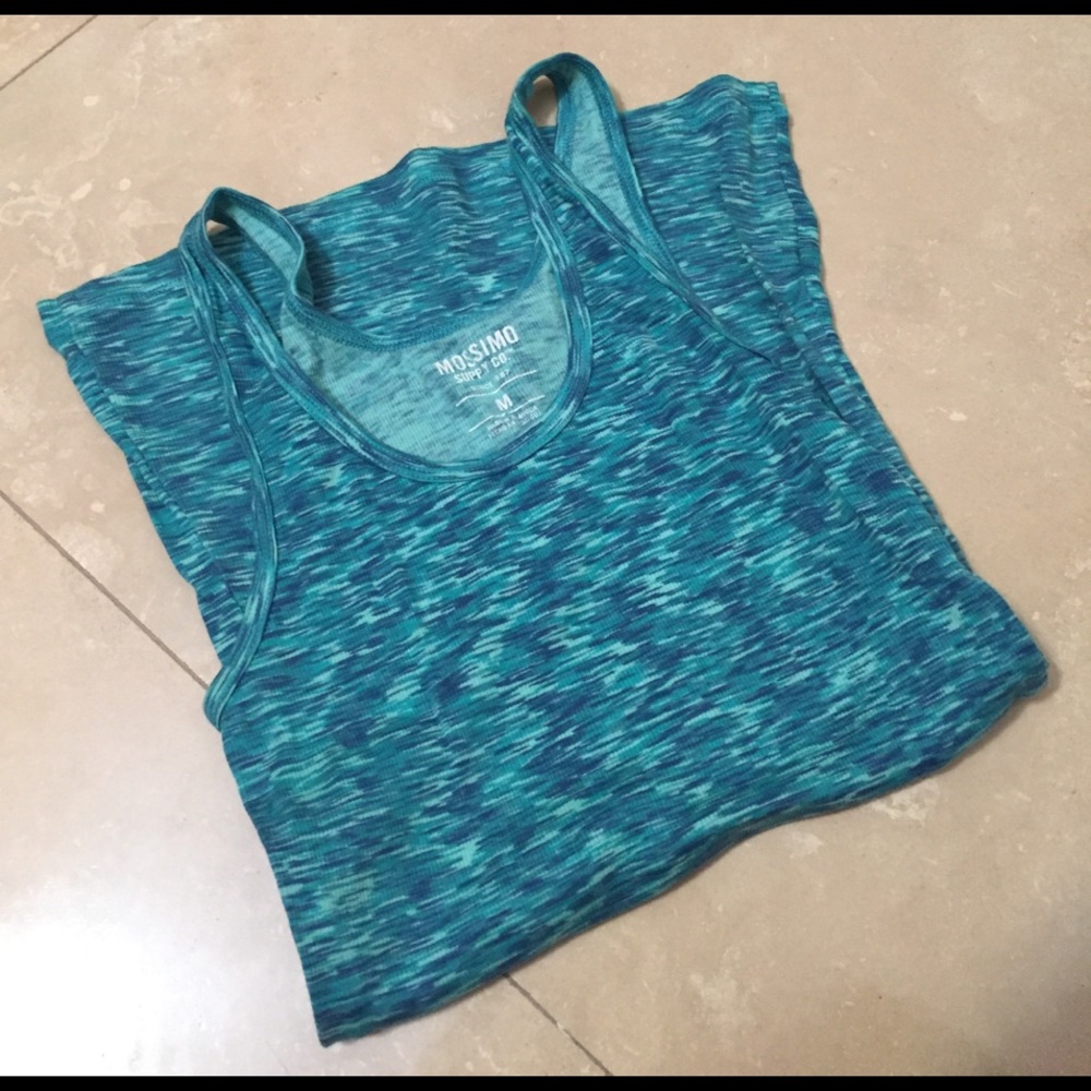 Multicolored-Blue Tank