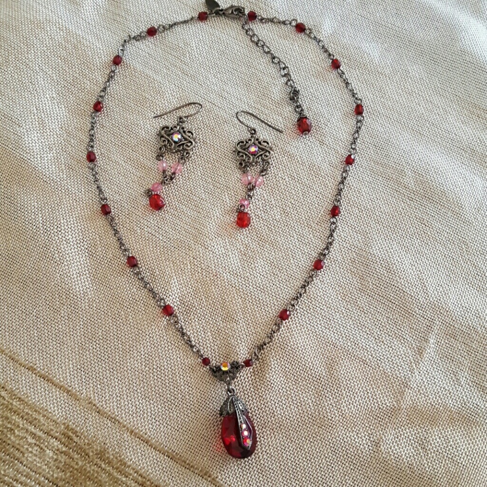 2028 Necklace and earrings