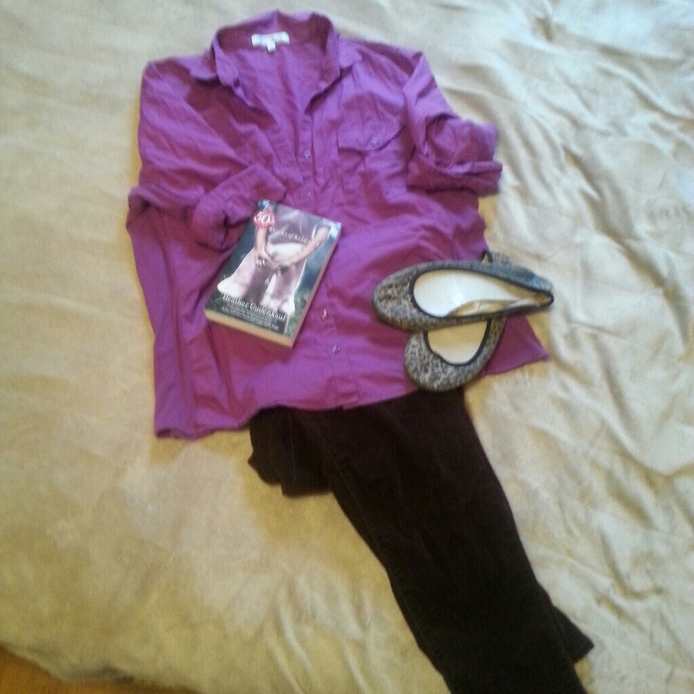 Purple Button Up Shirt