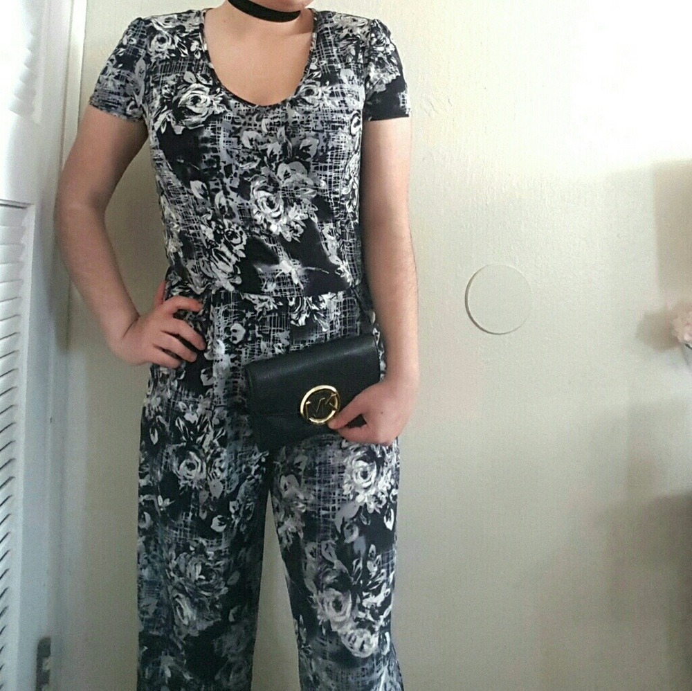 Long floral jumpsuit