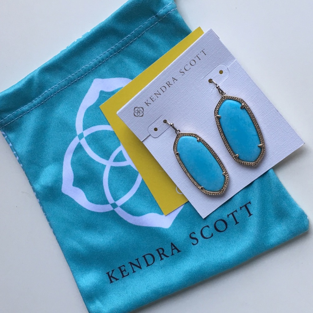 Kendra Scott Elle Turquoise Earrings