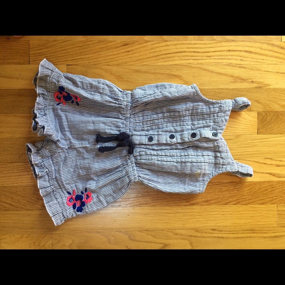 Denim striped Guess Romper