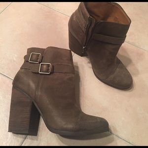 Lucky Brand brown leather ankle booties rag & bone