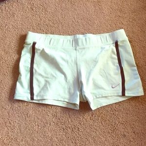 Spandex workout Mint green Nike shorts