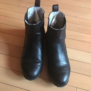 waterproof, fuzzy boots.