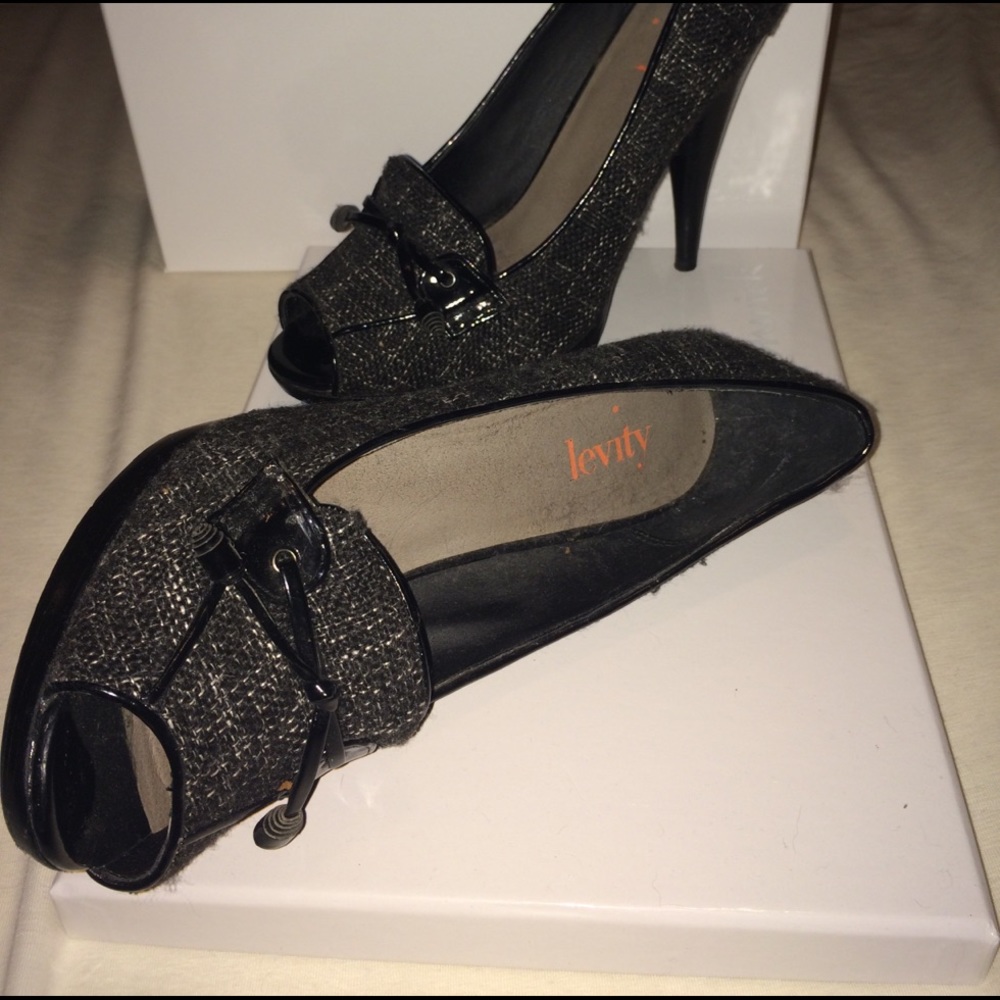 Tweed High-Heel Shoes - 👠