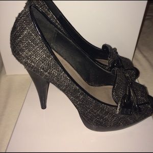 Tweed High-Heel Shoes - 👠