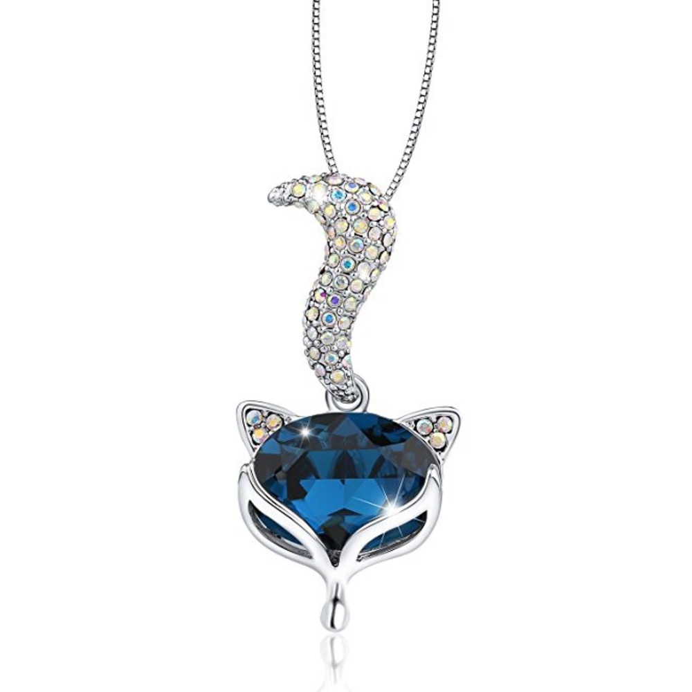 18K Swarovski Crystal Pendant Necklace