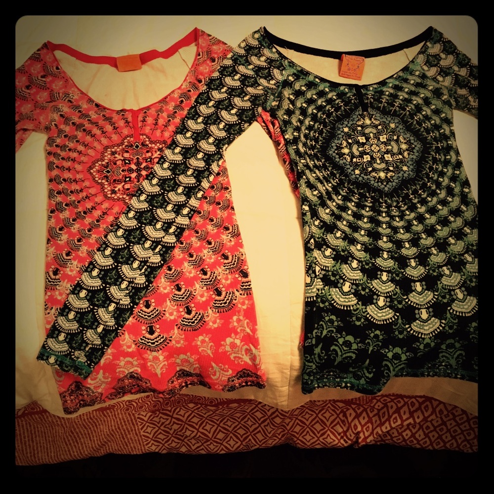 FREE PEOPLE Thermal shirt bundle