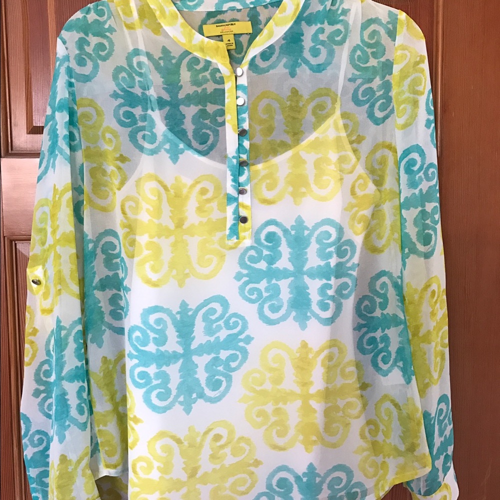 Blouse. Banana Repbublic by Milly