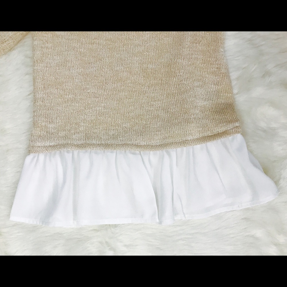 Max + Riley Tan/White Dress - Picture 7 of 8