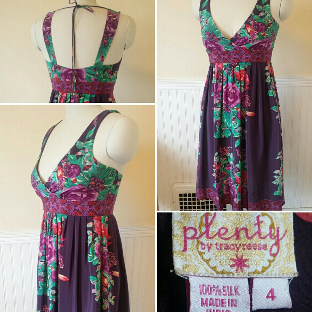 Like New! Plenty by Tracy Reese 100% silk dress