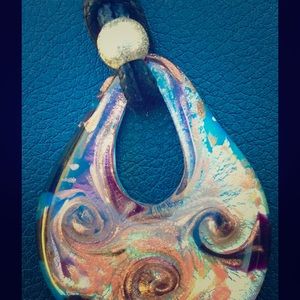 Murano Handmade Glass Pendant Necklace