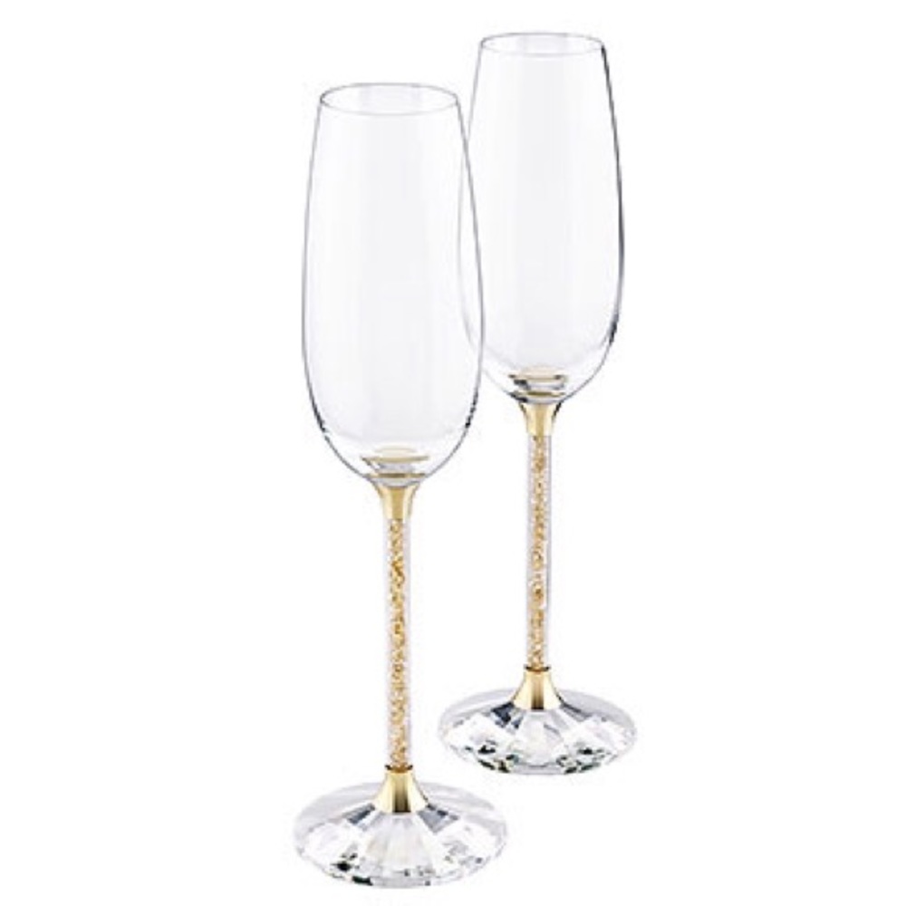 Swarovski Crystalline Toasting Flutes