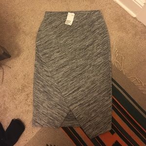 Asymmetrical Gray Pencil Skirt from H&M, Sz S