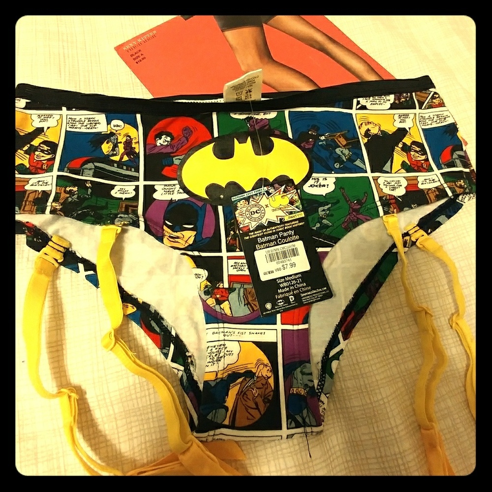 Batman garter undies
