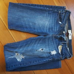Hollister Co size 5 regular boot cut ripped jeans